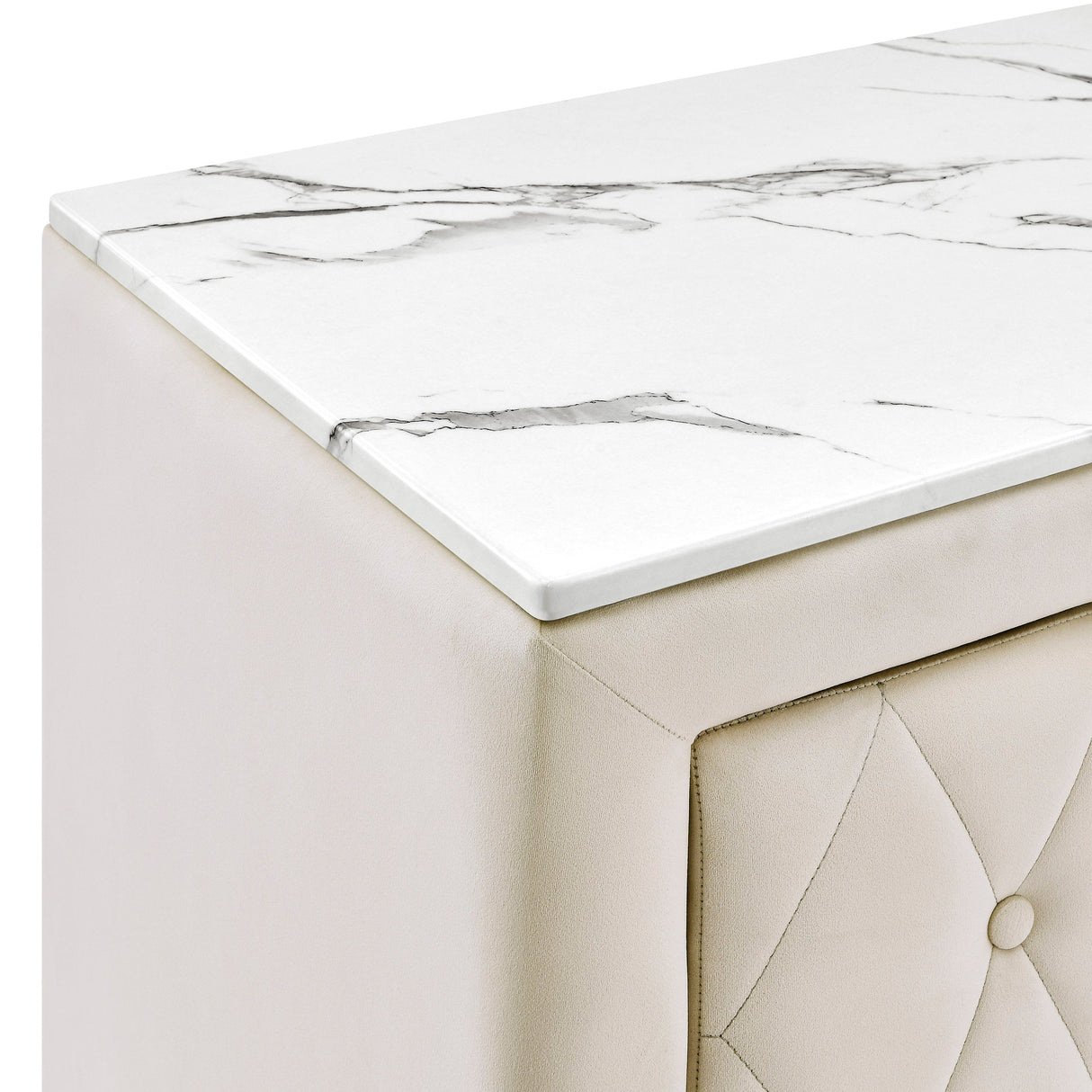 Annabelle Ivory Nightstand by Crown Mark at Eve Furniture