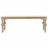 Annette Dining Table, White Wash by Dovetail at Eve Furniture