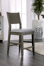 Anton Gray/Light Gray Counter Height Chair by Furniture of America at Eve Furniture