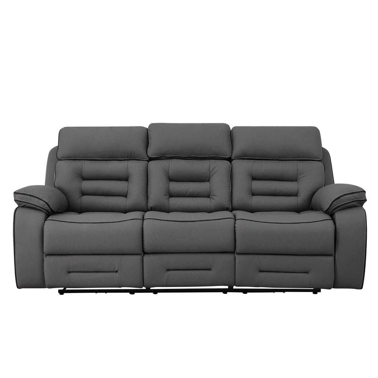 Pelin Gray Power Reclining Sofa by Homelegance at Eve Furniture