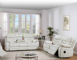 Pelin White Power Reclining Living Room Set by Homelegance at Eve Furniture