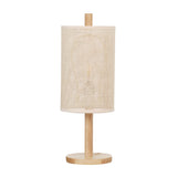 Arcana Table Lamp - Oak - Natural by Ashcroft Imports at Eve Furniture