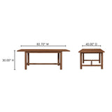 Arden Brown Dining Table by Moe's Home at Eve Furniture