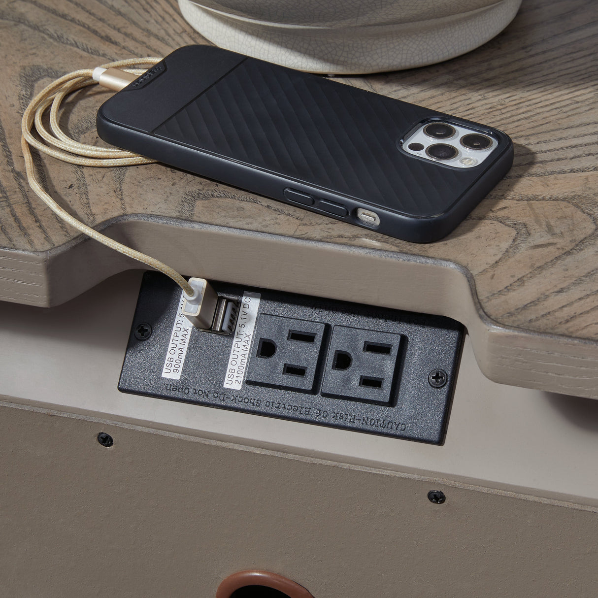 Ardenfield Light Brown Upholstered Sleigh Bedroom Set by Ashley at Eve Furniture