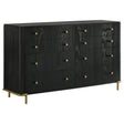Arini Black 8-drawer Bedroom Dresser by Coaster at Eve Furniture