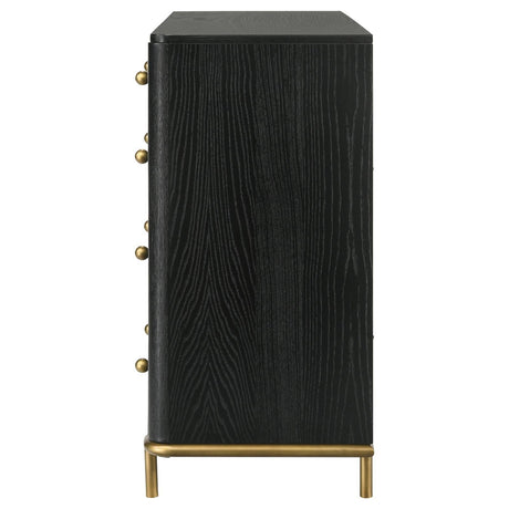 Arini Black 8-drawer Bedroom Dresser by Coaster at Eve Furniture