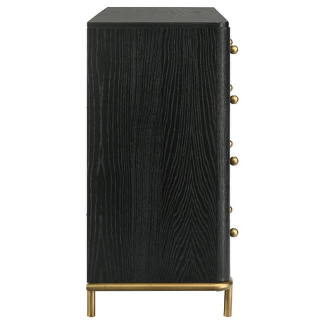 Arini Black 8-drawer Bedroom Dresser by Coaster at Eve Furniture