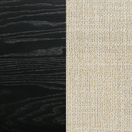 Arini Cream and Black Eastern King Panel Bed by Coaster at Eve Furniture