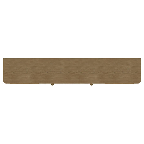 Arini Sand Wash Rattan Cane 2-door TV Stand Media Console by Coaster at Eve Furniture