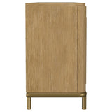 Arini Sand Wash Rattan Cane 2-door TV Stand Media Console by Coaster at Eve Furniture