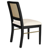 Arini Rattan Cane Dining Side Chair Black, Set of 2 by Coaster at Eve Furniture