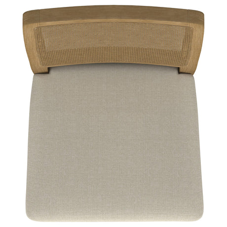 Arini Rattan Cane Dining Side Chair Sand Wash, Set of 2 by Coaster at Eve Furniture