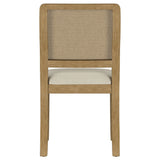 Arini Rattan Cane Dining Side Chair Sand Wash, Set of 2 by Coaster at Eve Furniture