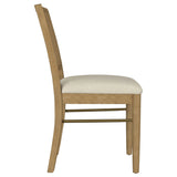 Arini Rattan Cane Dining Side Chair Sand Wash, Set of 2 by Coaster at Eve Furniture