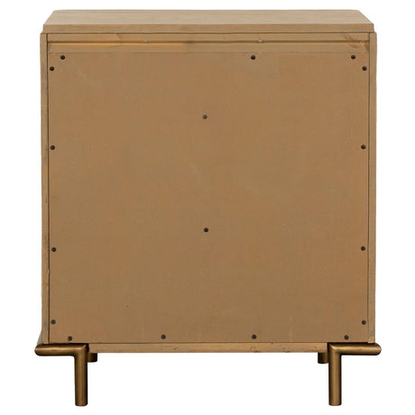 Arini Sand Wash 3-Drawer Nightstand with Dual USB Ports by Coaster at Eve Furniture