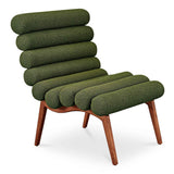 Arlo Dark Green Accent Chair by Moe's Home at Eve Furniture