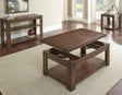 Arusha Lift Top Cocktail Table w/Casters by Steve Silver at Eve Furniture