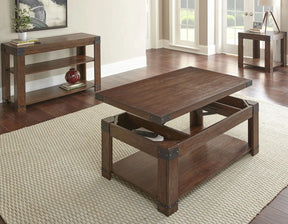 Arusha Lift Top Cocktail Table w/Casters by Steve Silver at Eve Furniture