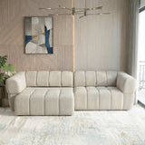 Burntwood Light Brown Chenille PWR Slider Sofa