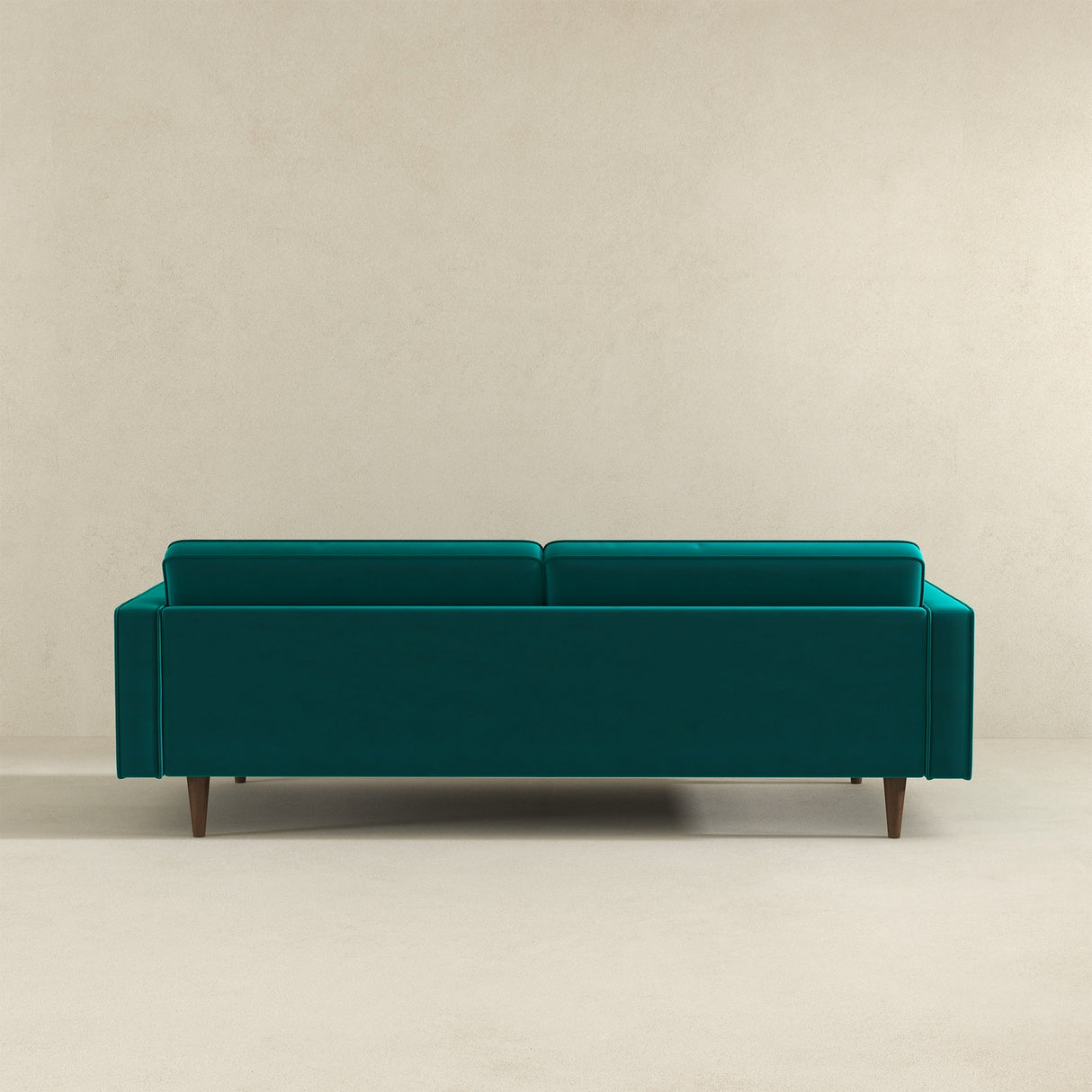 Casey Tufted Back Teal Velvet Upholstered Sofa