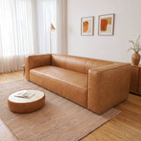 Colton Tan Leather Sofa by Ashcroft Furniture at Eve Furniture