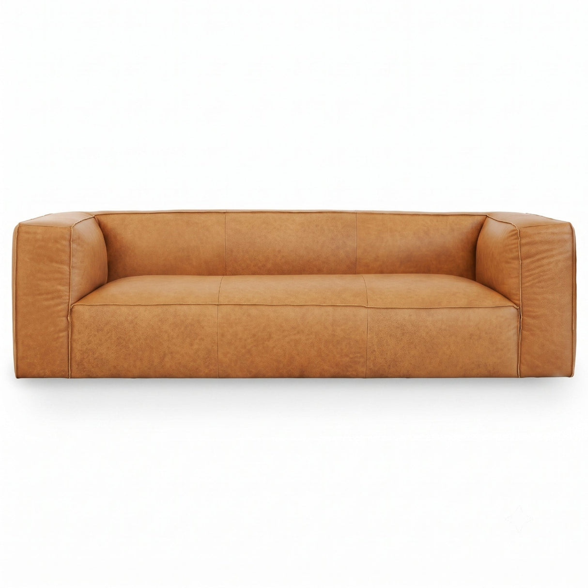 Colton Tan Leather Sofa by Ashcroft Furniture at Eve Furniture