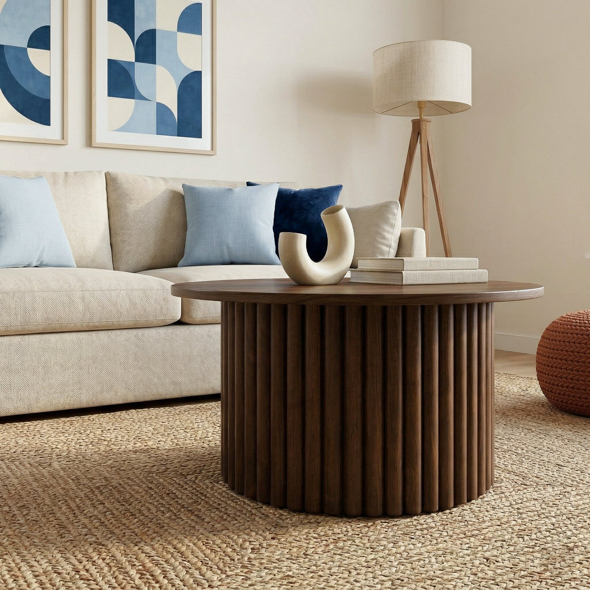 Merlin Coffe Table in Walnut