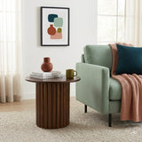 Merlin End Table in Walnut