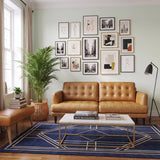 Montana Tan Leather Sofa