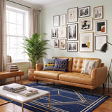 Montana Tan Leather Sofa