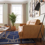 Montana Tan Leather Sofa