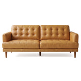 Montana Tan Leather Sofa