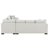 Ashford Greige Chenille Upholstered Sleeper Sectional Sofa by Coaster at Eve Furniture