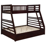 Ashton Cappuccino Twin over Full 2-Drawer Bunk Bed by Coaster at Eve Furniture