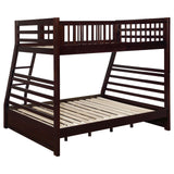 Ashton Cappuccino Twin over Full 2-Drawer Bunk Bed by Coaster at Eve Furniture