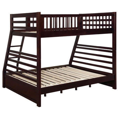 Ashton Cappuccino Twin over Full 2-Drawer Bunk Bed by Coaster at Eve Furniture