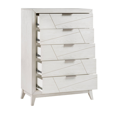Asteria Antique White Chest by Homelegance at Eve Furniture
