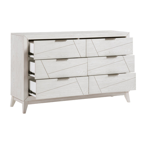 Asteria Antique White Dresser by Homelegance at Eve Furniture