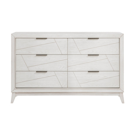 Asteria Antique White Dresser by Homelegance at Eve Furniture
