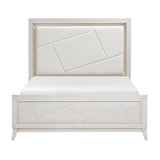 Asteria Antique White King Panel Bed by Homelegance at Eve Furniture