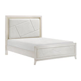 Asteria Antique White King Panel Bed by Homelegance at Eve Furniture