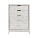 Asteria Antique White Panel Bedroom Set by Homelegance at Eve Furniture