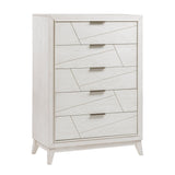 Asteria Antique White Panel Bedroom Set by Homelegance at Eve Furniture