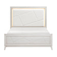 Asteria Antique White Panel Bedroom Set by Homelegance at Eve Furniture