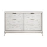 Asteria Antique White Panel Bedroom Set by Homelegance at Eve Furniture