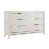 Asteria Antique White Panel Bedroom Set by Homelegance at Eve Furniture