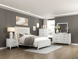 Asteria Antique White Panel Bedroom Set by Homelegance at Eve Furniture