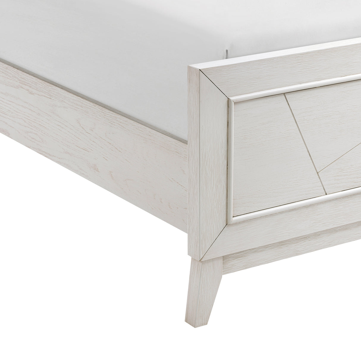 Asteria Antique White Queen Panel Bed by Homelegance at Eve Furniture