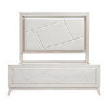 Asteria Antique White Queen Panel Bed by Homelegance at Eve Furniture