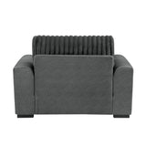 Athena Dark Gray Chair by Homelegance at Eve Furniture